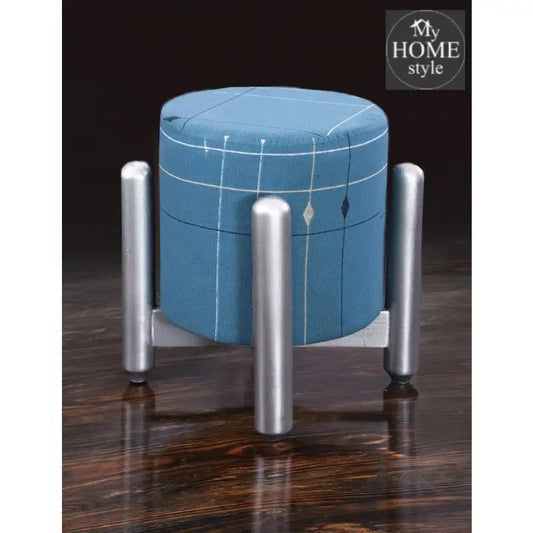 Drone Shape Wooden Stool With Steel Frame - 1087 - myhomestyle.pk