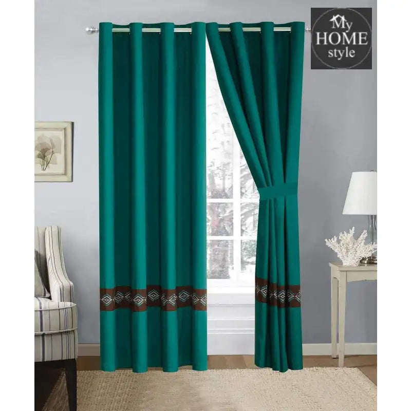 Elegant Embroidered Curtain 04 - myhomestyle.pk