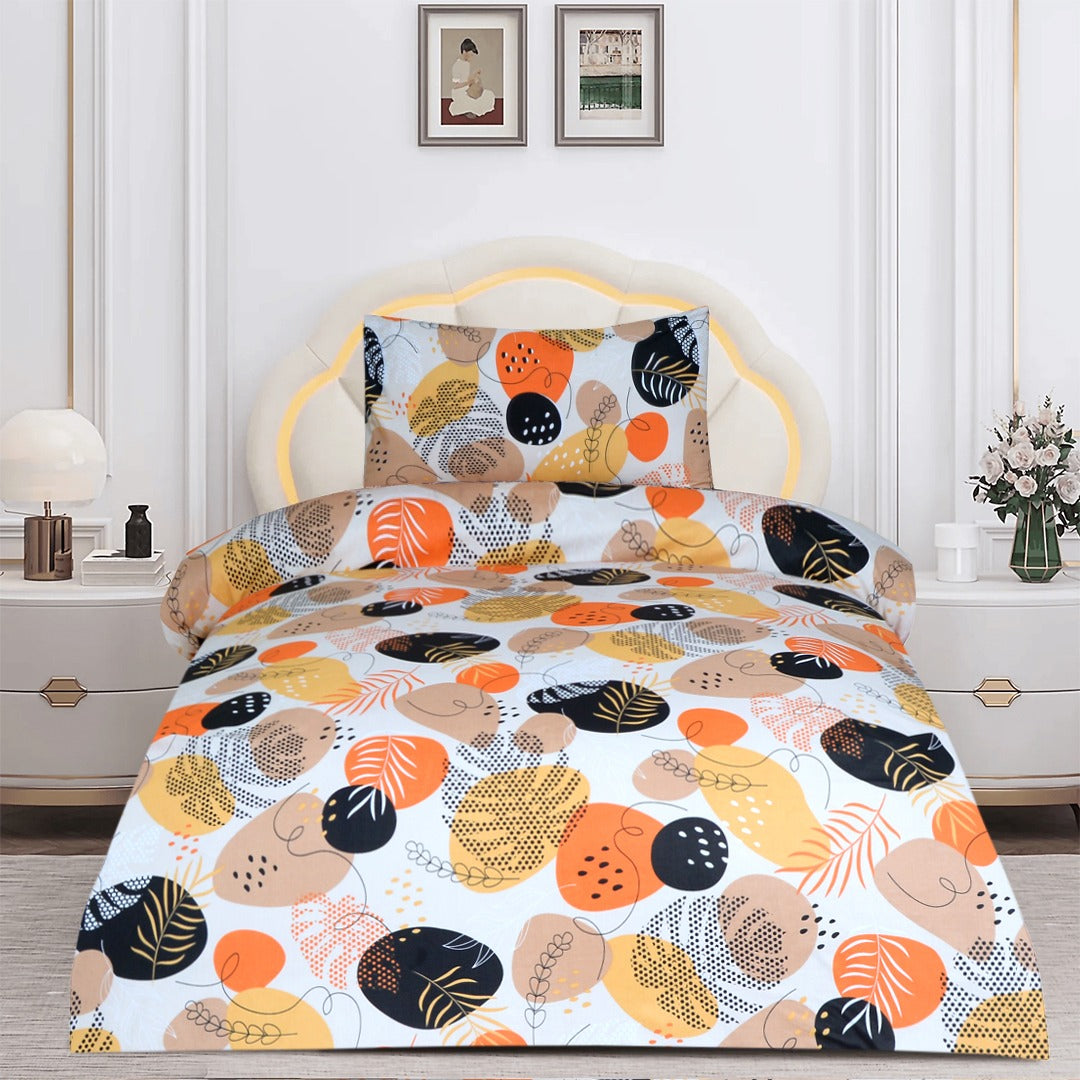 2 Pcs Printed Bed Sheet MHS-1204