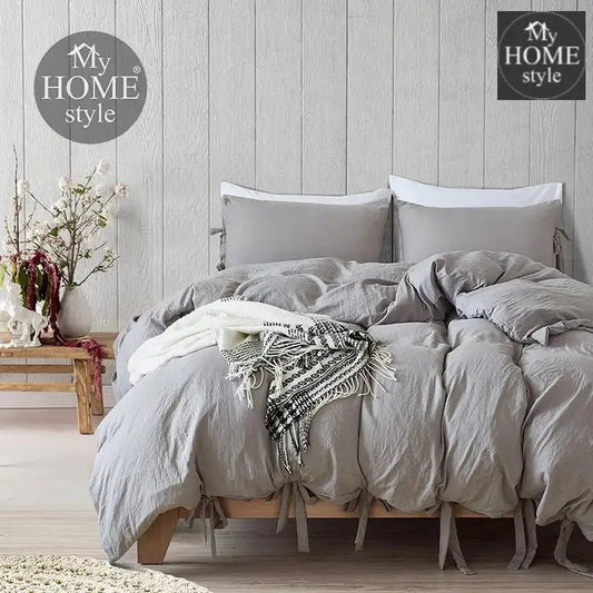 Fluffy Butterfly Duvet Set Grey - myhomestyle.pk