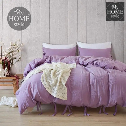 Fluffy Butterfly Duvet Set Plum - myhomestyle.pk