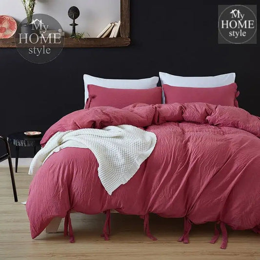 Fluffy Butterfly Duvet Set Shocking Pink SC - myhomestyle.pk