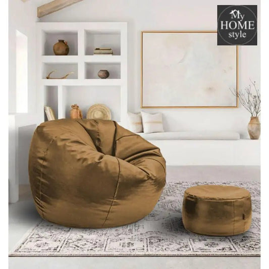 GOLDEN - PUFFY BEAN BAG - myhomestyle.pk