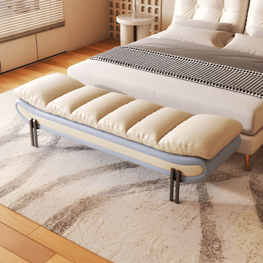 Itallian High End Pouffe Bench - 1603 - myhomestyle.pk