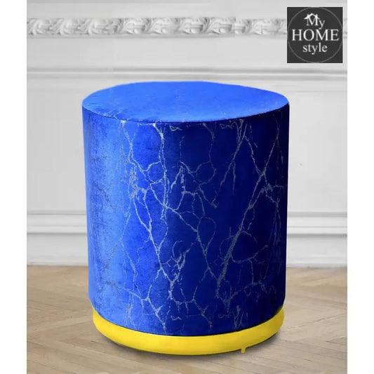 Large Pouffe Velvet Sprinkle Stool With Steel Frame - 1298 - myhomestyle.pk