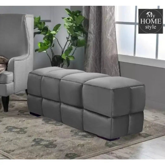 Living Room Large Velvet Ottoman Stool - 689 - myhomestyle.pk