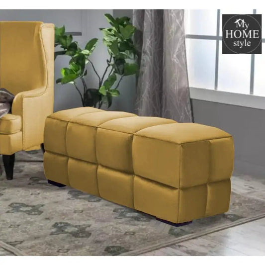 Living Room Large Velvet Ottoman Stool - 691 - myhomestyle.pk