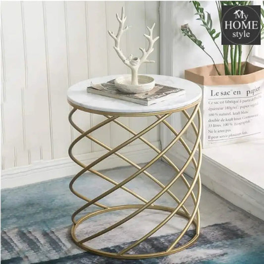 Living Room Nordic Metal Side Table, Creative Small Round Table - 1269 - myhomestyle.pk