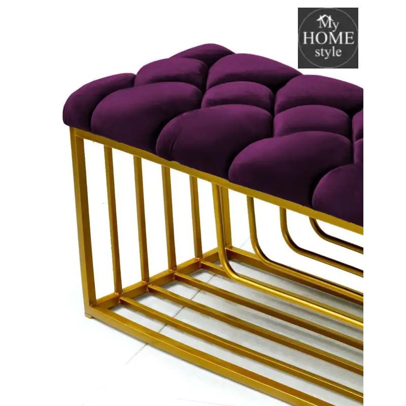 Luxury 3 Seater Stool With Shoe Rack - 1035 - myhomestyle.pk