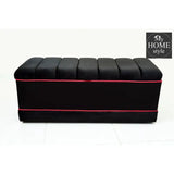 Luxury 3 Seater Velvet Ottoman Storage Box -956 - myhomestyle.pk