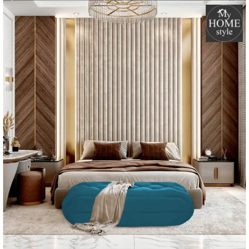 Luxury Bedroom & Living Room 3 Seater Stool -1018 - myhomestyle.pk