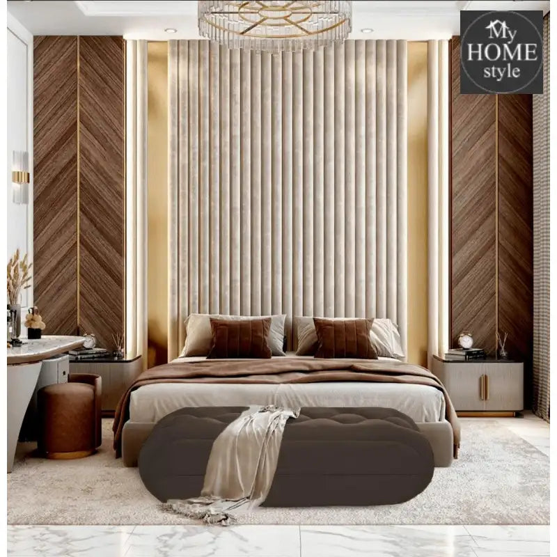 Luxury Bedroom & Living Room 3 Seater Stool -1019 - myhomestyle.pk