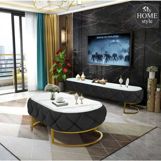 Luxury Creative Style Center Table & TV Combination Living Room Set - 1003 - myhomestyle.pk