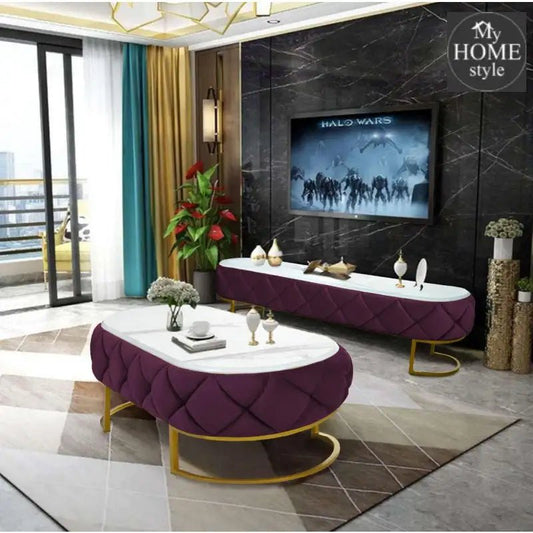 Luxury Creative Style Center Table & TV Combination Living Room Set - 1005 - myhomestyle.pk