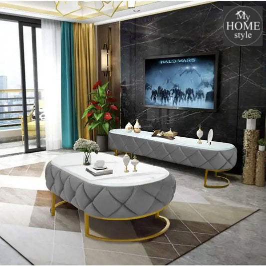 Luxury Creative Style Center Table & TV Combination Living Room Set - 1006 - myhomestyle.pk