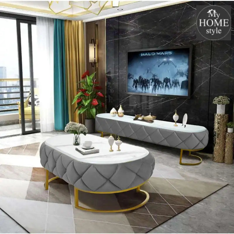 Luxury Creative Style Center Table & TV Combination Living Room Set -1006 - myhomestyle.pk