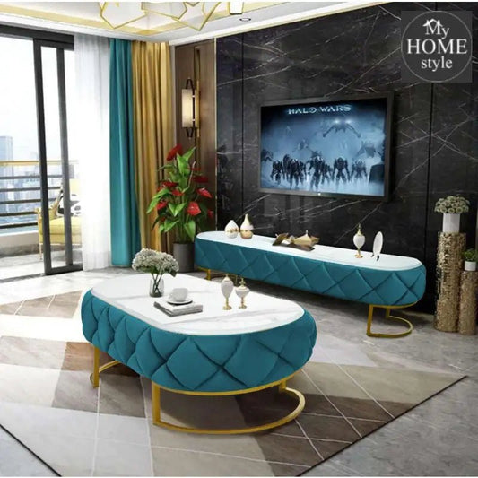 Luxury Creative Style Center Table & TV Combination Living Room Set - 1009 - myhomestyle.pk