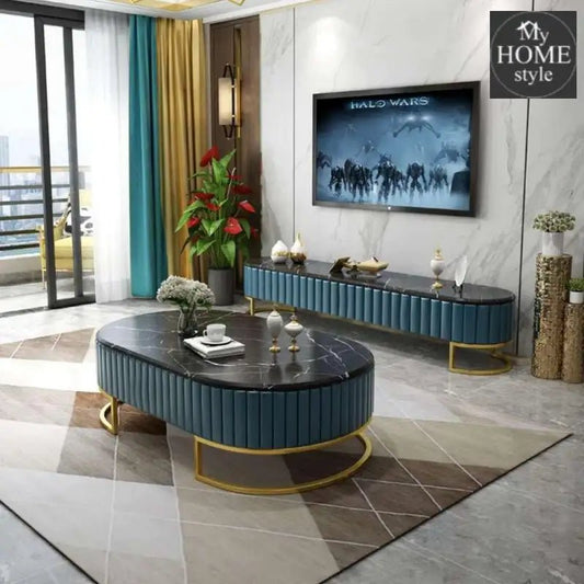 Luxury Creative Style Center Table & TV Combination Living Room Set - 812 - myhomestyle.pk