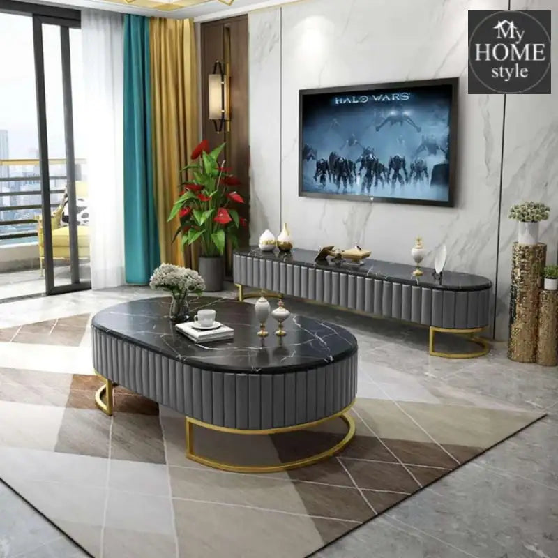 Luxury Creative Style Center Table & TV Combination Living Room Set -837 - myhomestyle.pk