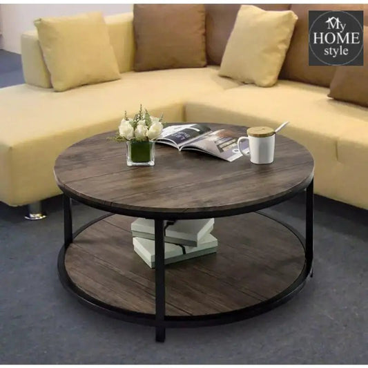 Luxury Double Top Center Table - 1062 - myhomestyle.pk