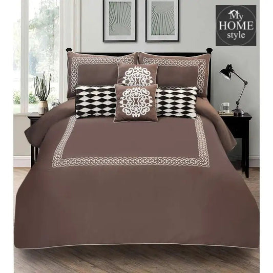 Luxury Embroidered Aplic Duvet Set 8 Pc's - myhomestyle.pk