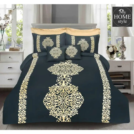 Luxury Embroidered Aplic Duvet Set 8 Pc's - myhomestyle.pk