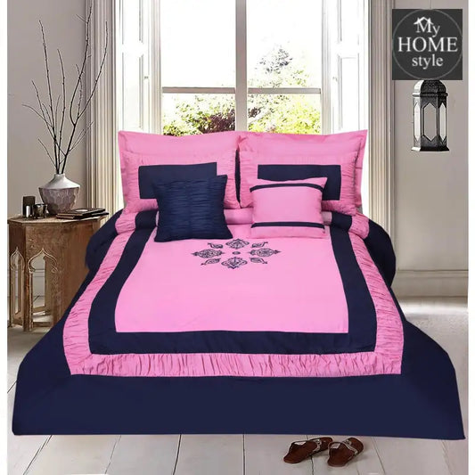 Luxury Embroidered Splended Ruflled Duvet Set 8 Pc's - myhomestyle.pk