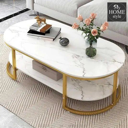 Luxury Oval Shape Center Table - 850 - myhomestyle.pk