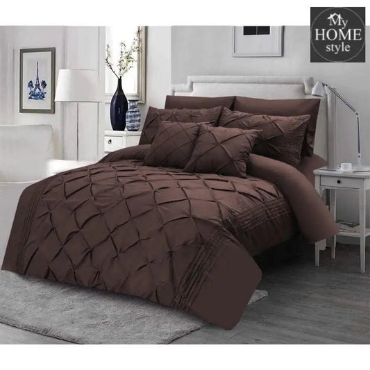 Luxury Sateen Pintuck & Pleated Duvet Set Moucha - myhomestyle.pk