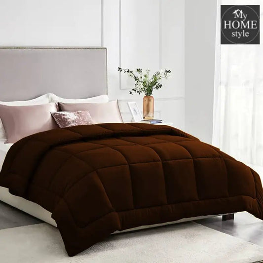 Luxury Soft Winter Comforter Brown - myhomestyle.pk