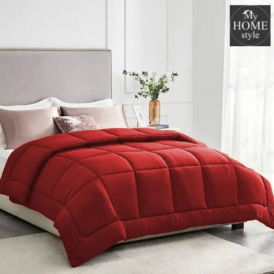 Luxury Soft Winter Comforter Maroon - myhomestyle.pk