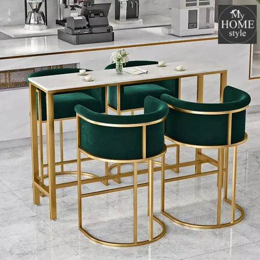 Luxury Space Saver Dining Table & Chairs 5 Pcs - 1169 - myhomestyle.pk