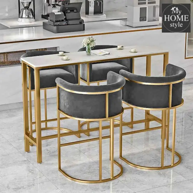 Luxury Space Saver Dining Table & Chairs 5 Pcs - 1169 - myhomestyle.pk
