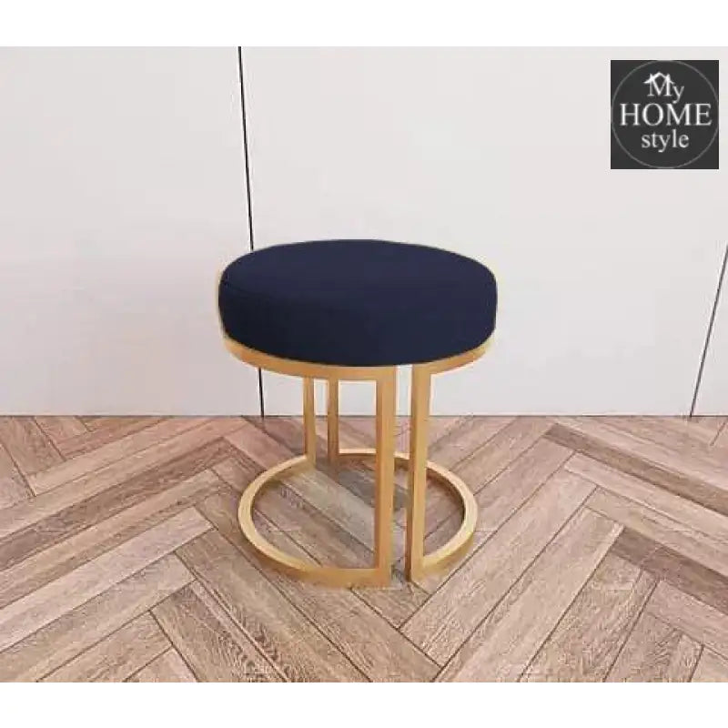 Luxury Stool With Steel Stand-628 - myhomestyle.pk