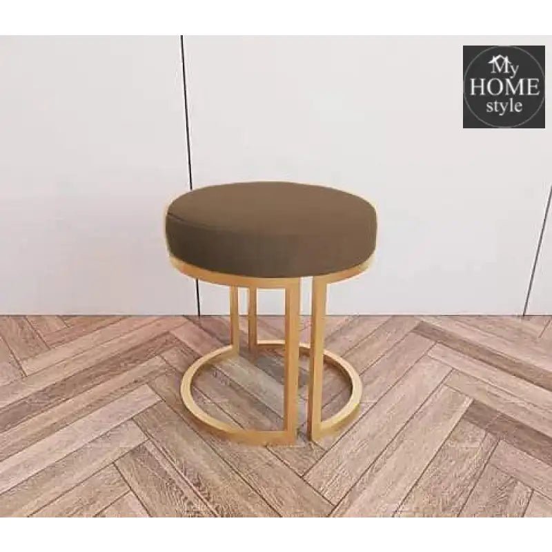 Luxury Stool With Steel Stand - 630 - myhomestyle.pk