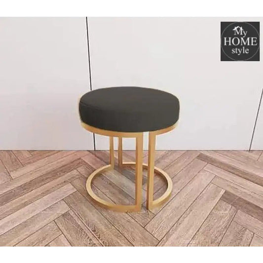 Luxury Stool With Steel Stand - 633 - myhomestyle.pk