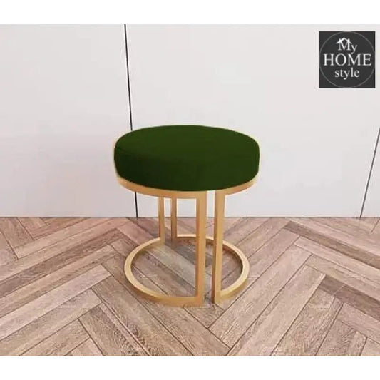 Luxury Stool With Steel Stand - 635 - myhomestyle.pk