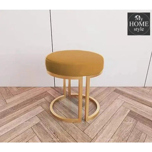 Luxury Stool With Steel Stand - 636 - myhomestyle.pk