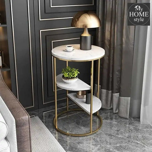 Luxury Three Layer Coffee Side Table - 857 - myhomestyle.pk