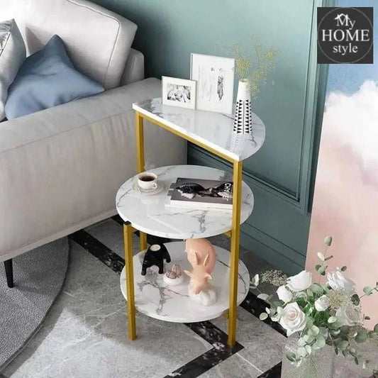 Luxury Three layer Side Table - 860 - myhomestyle.pk