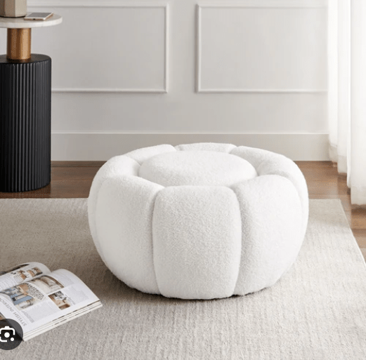 Marshmallow Luxe Pouf Stool - 1574 - myhomestyle.pk