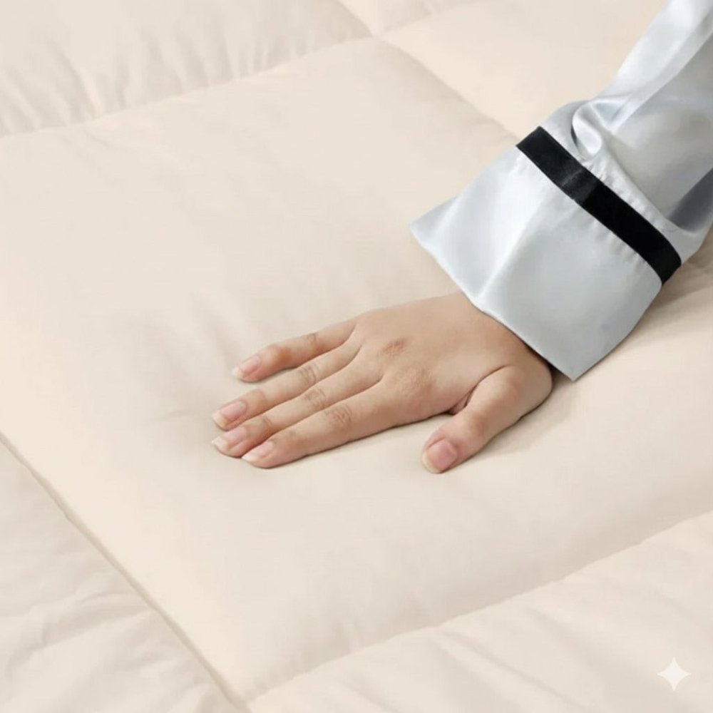 Mattress Topper Cozy & Snug - Beige - myhomestyle.pk