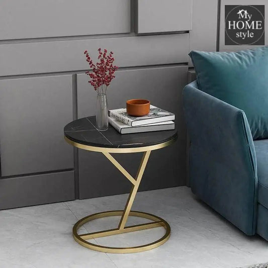 Modern Metal Side Table Black - myhomestyle.pk