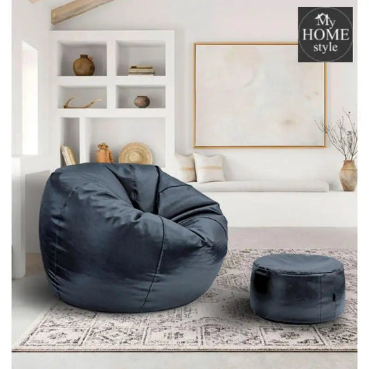 NAVY - PUFFY BEAN BAG - myhomestyle.pk