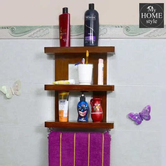 Ozan wooden shelf - myhomestyle.pk