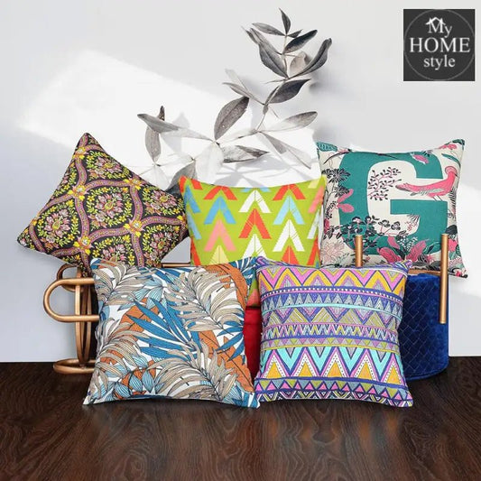 Pack of 5 Duck Digital Printed Cushion covers - myhomestyle.pk