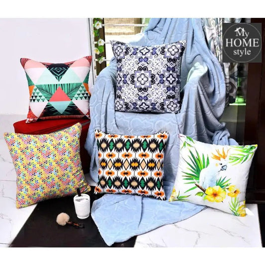 Pack of 5 Duck Digital Printed Cushion covers - myhomestyle.pk