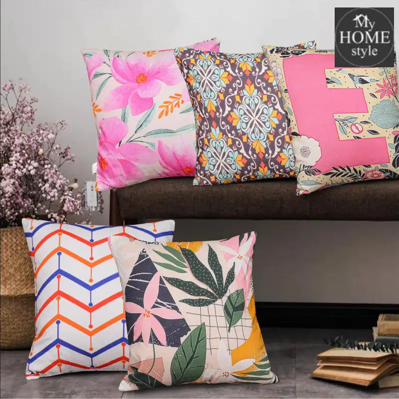 Pack of 5 Duck Digital Printed Cushion covers - myhomestyle.pk