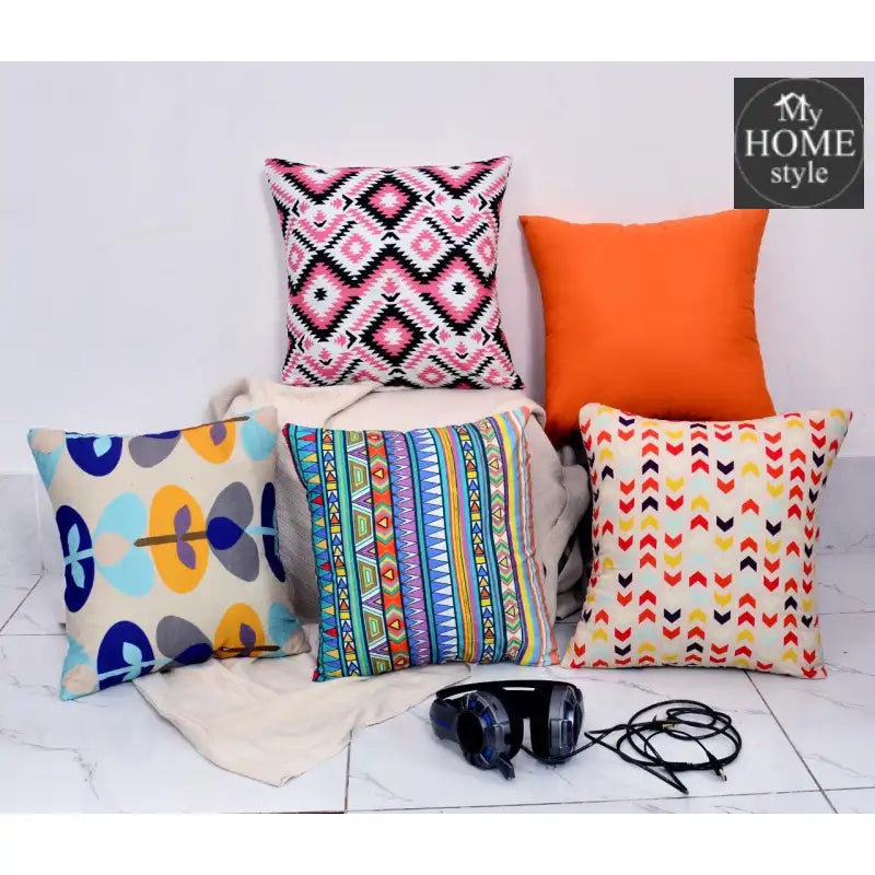 Pack of 5 Duck Digital Printed Cushion covers - myhomestyle.pk