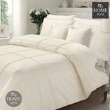 Pleated Duvet Set Cream - myhomestyle.pk